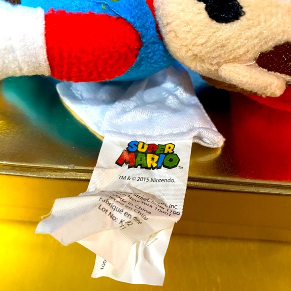 NINTENDO SUPER MARIO BROTHERS VTG 2015 PLUSH KEYCHAIN CLIP ON ZiP POUCH 7” - Picture 6 of 9